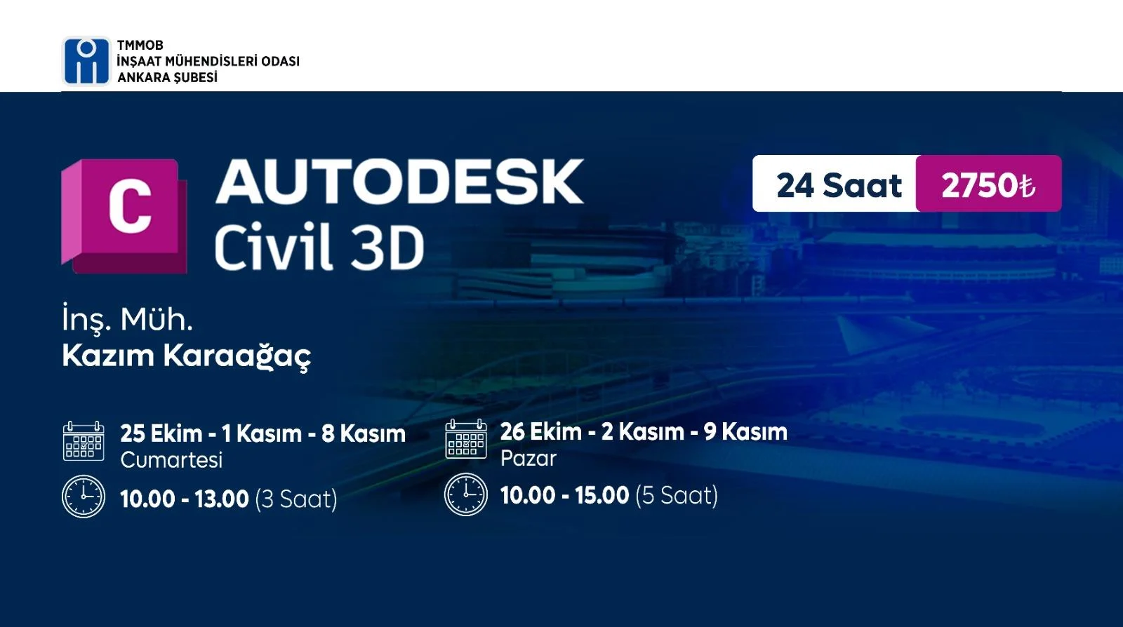 Kurs: Autodesk Civil 3D Eğitimi