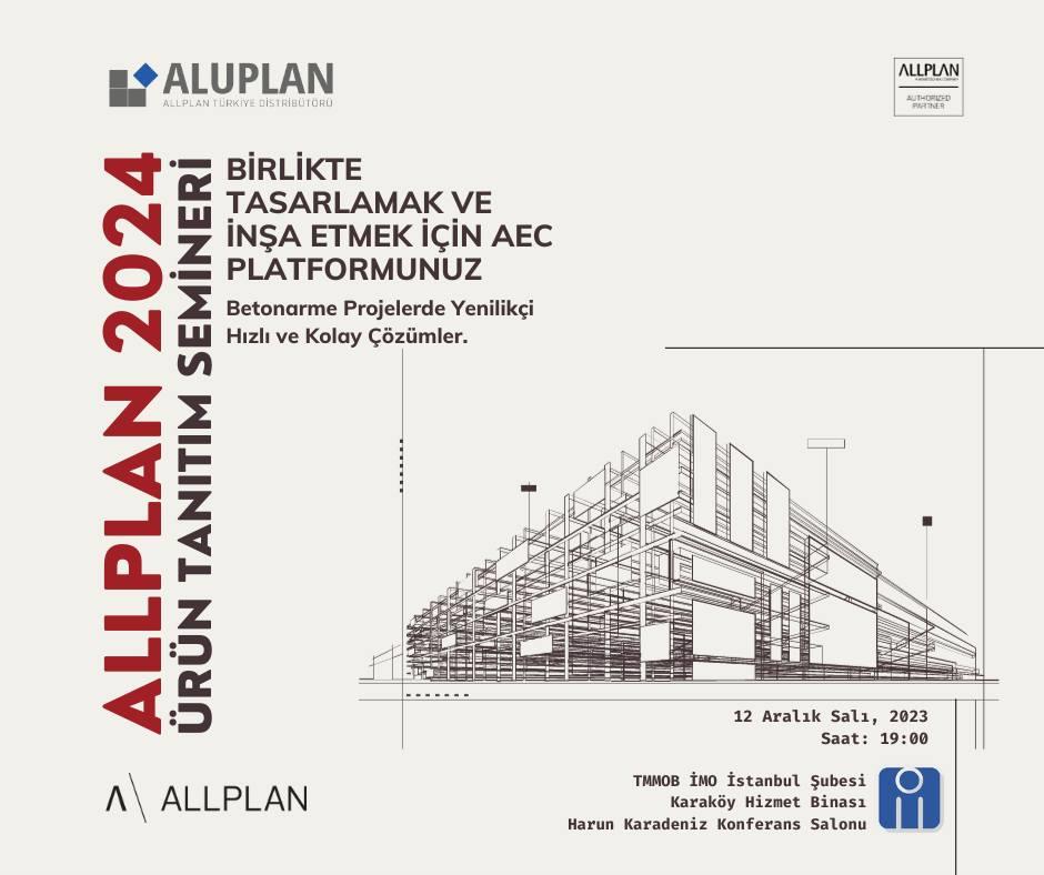 Ürün Tanıtım Semineri – ALLPLAN 2024 afişi