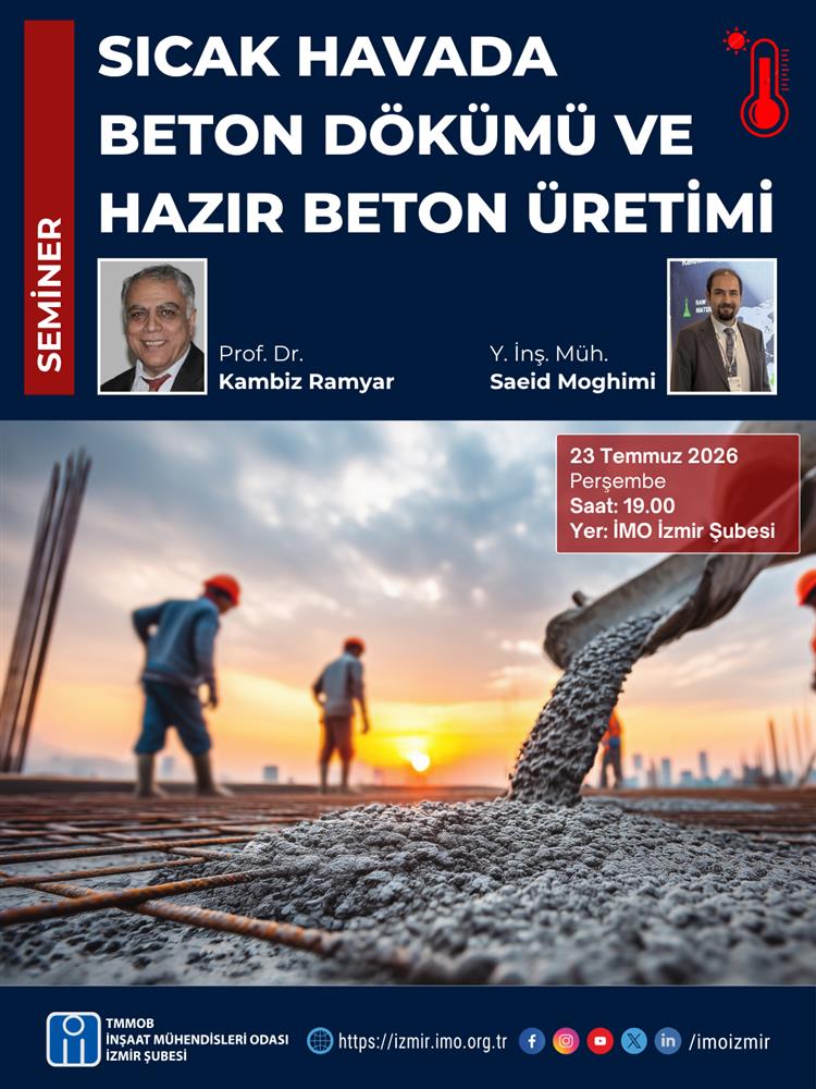 Sıcak Havada Beton Dökümü ve Hazır Beton Üretimi Semineri