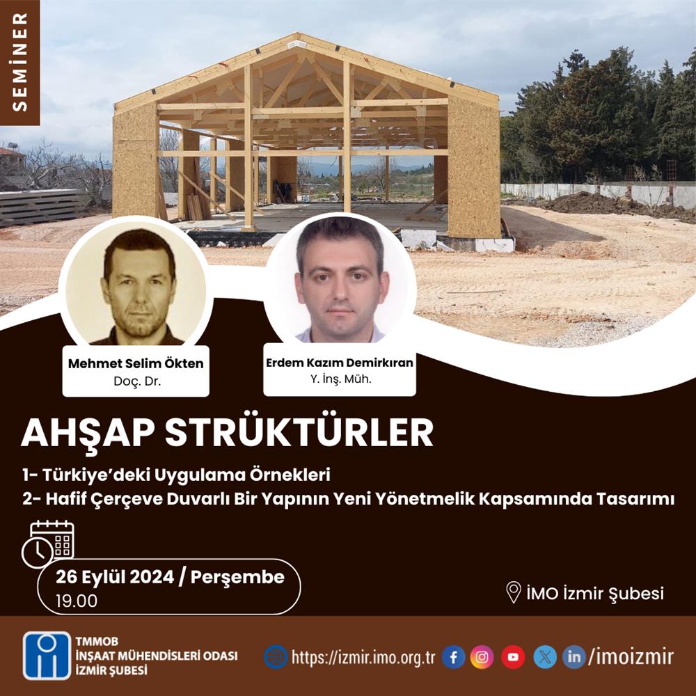 Seminer: Ahşap Strüktürler afişi